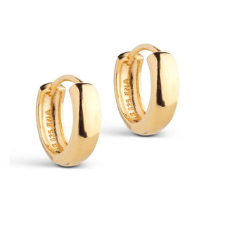 Enamel Classic Wide 15 mm hoops E351G