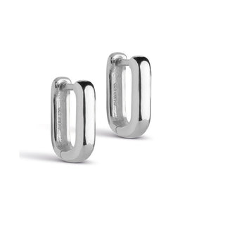 Enamel Square 12 mm øreringe E358S