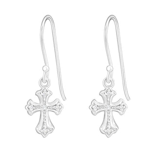 "Cross" earrings silver