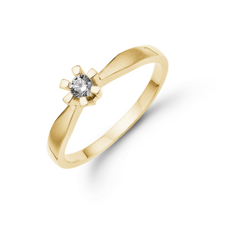 Aagaard - Eternity 14 kt ring med 0,05 ct. 14649905-34