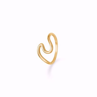 Guld & Sølv Design ring 8 karat 6408/08