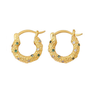 Hultquist Celeste Green hoops S08488 G-G