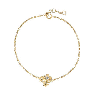 Lund Copenhagen guld armbånd 8 kt. med diamant 3011360-0,07