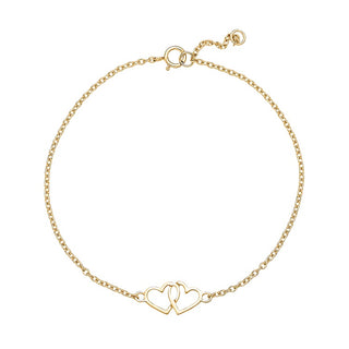 Lund Copenhagen guld armbånd 8 kt. med hjerte 3011370