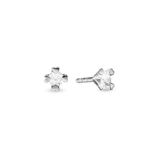 Mary sølv øreringe 2 x 0,05 ct. labgrown diamant 21947705