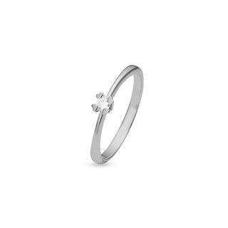 Mary sølv ring 0,10 ct. labgrown diamant 21647710