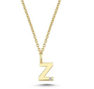 Nuran Bogstav 14 kt. guld "Z" med 0,005ct. V2200-Z