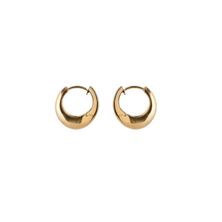 Pernille Corydon Mini Globe Huggies hoops E-405-GP