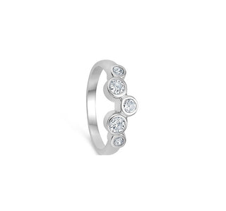Randers Sølv Eksklusiv ring med zirconia 248208