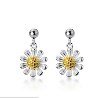 Øreringe Daisy sølv