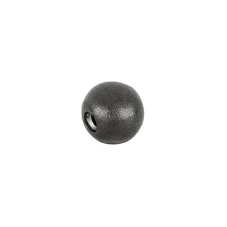 Siersbøl Shape - Lås mat sort rhodineret kugle 12 mm. 60120532900
