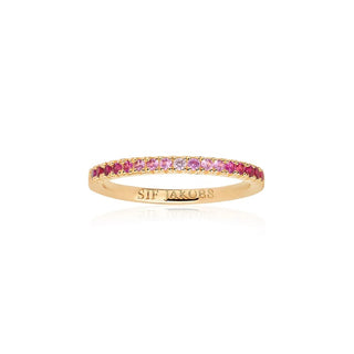 Sif Jakobs Ellera Pink Gradient Ring SJ-R2869-GPK-YG str. 54