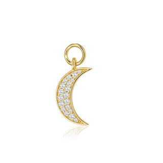 Sif Jakobs Luna Hoop Charm ørerings vedhæng SJ-CH2380-CZ-YG