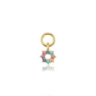 Sif Jakobs Sole Hoop Charm ørerings vedhæng SJ-CH2377-XCZ-YG