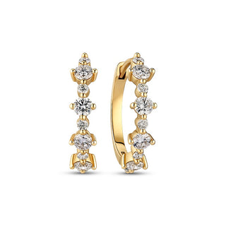 Sif Jakobs Brina Creolo øreringe 14 kt guld 0.85 ct. labgrown diamant SJ-E2535-WD-YG