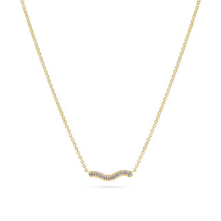 Sif Jakobs Ellera Waves halskæde SJ-N3859-CZ-YG