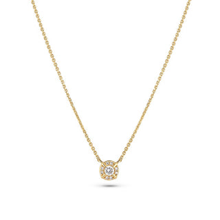 Sif Jakobs Rome halskæde 14 kt guld 0.09 ct. labgrown diamant SJ-N2555-WD-WG-YG