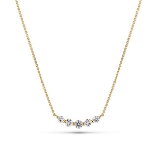 Sif Jakobs Tiara Piccolo halskæde 14 kt guld 0.37 ct. labgrown diamant SJ-N2518-WD-YG