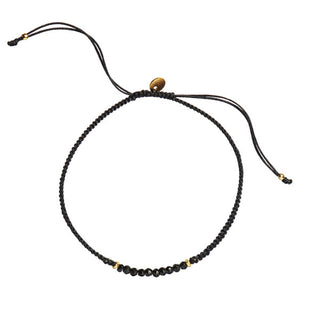 Stine A Candy Black Spinel Armbånd 3049-02-OS