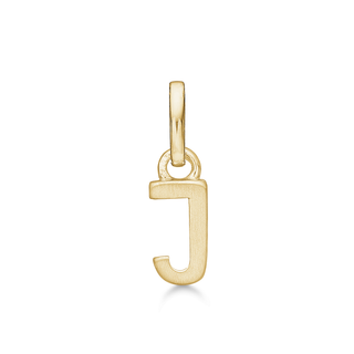 Støvring Design "J" bogstav vedhæng guld 8 karat