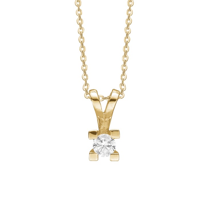 Aagaard - Eternity 8 kt vedhæng med diamant 1X0,03 ct