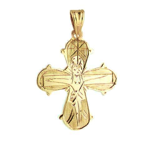 Aagaard dagmarkors - 8 kt. guld - 0888002