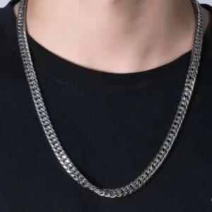 Panser halskæde stål 5 mm.