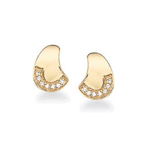 Scrouples Ørepynt syn. cubic zir. 8 kt. 119643