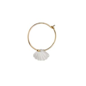 Stine A - hoop i forgyldt sølv (1 stk.)