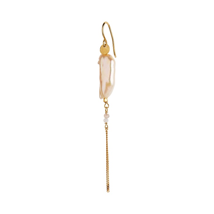 Stine A - Long Baroque Pearl Peach Sorbet 1268-02-S