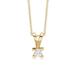 Aagaard - Eternity 14 kt vedhæng  med 0,10 ct. diamant