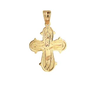 Aagaard - Dagmarkors 14 kt. guld 17 x 20,5 mm.