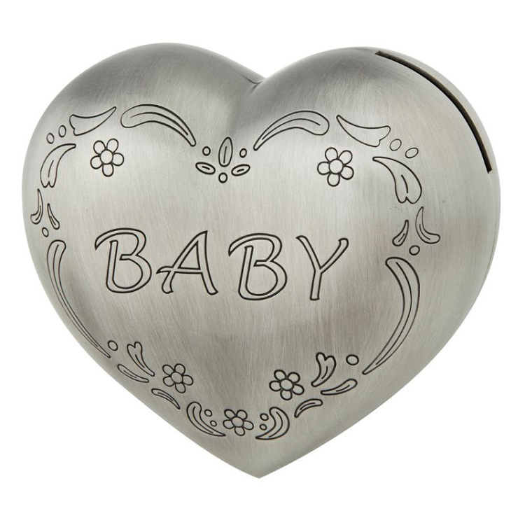 Nordahl Fortinnet sparebøsse hjerte 152-76271