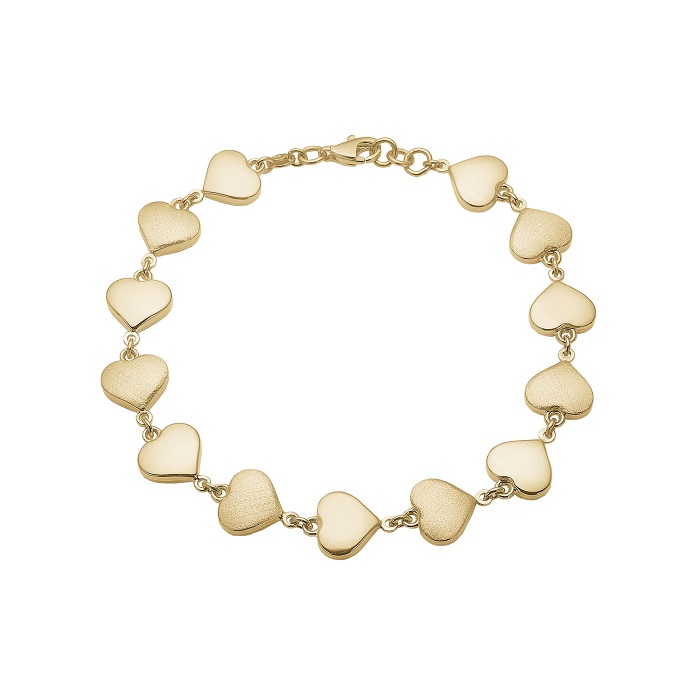 Aagaard 8 kt. Hjerte Armbånd 1601-G8-10