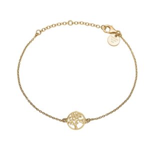 Aagaard - Armbånd Livets Træ Forgyldt