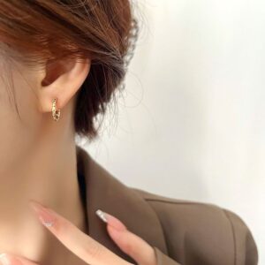 Donnatella - øreringe sølv large