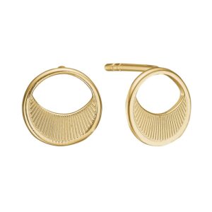 Aagaard - øreringe 8 kt. guld