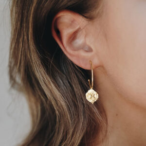 Donnatella øreringe forgyldt