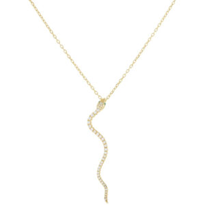 Donnatella - Halskæde "Boa" forgyldt sølv