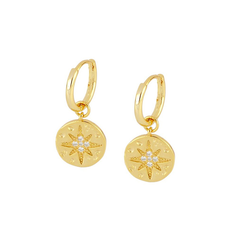 Donnatella - Øreringe forgyldt