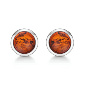 Støvring Design - Øreringe sølv med rav 20165102