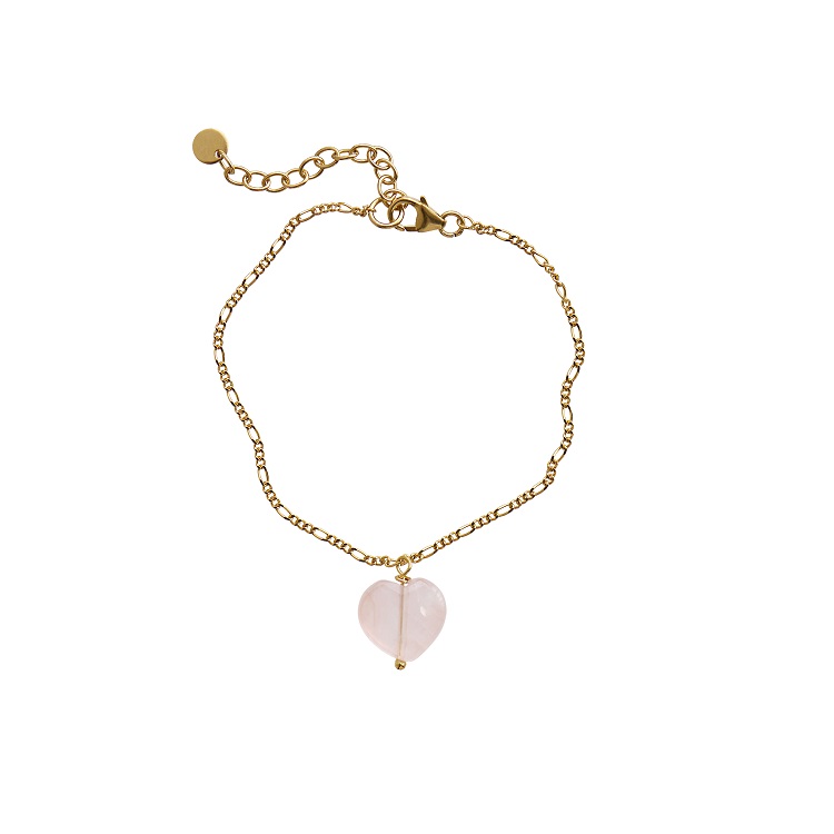 Stine A Amour Bracelet Rose Quartz 3222-02-OS