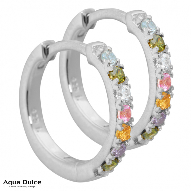 Aqua Dulce - Creoler Elina i sølv