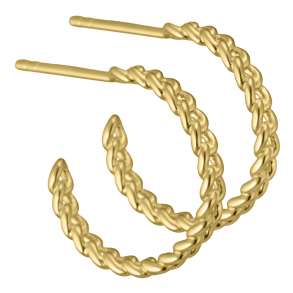 Aqua Dulce - Penelope øreringe i forgyldt