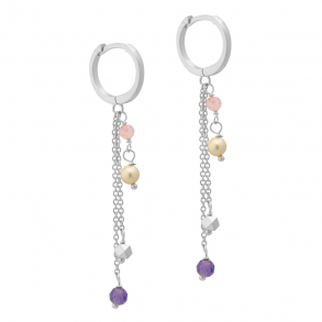 Aqua Dulce - Carrie øreringe i sølv