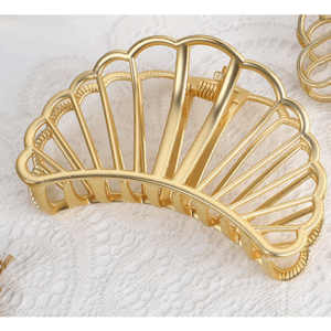 Hårklemme - Guld vifte