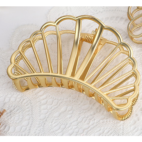 Hårklemme - Guld vifte