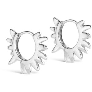 Enamel hoops Sunshine øreringe E422S