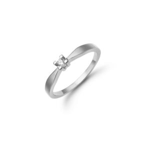 Aagaard Eternity 14 kt ring hvidguld 0,10 ct.