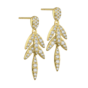 Aqua Dulce - New Debbie øreringe i forgyldt